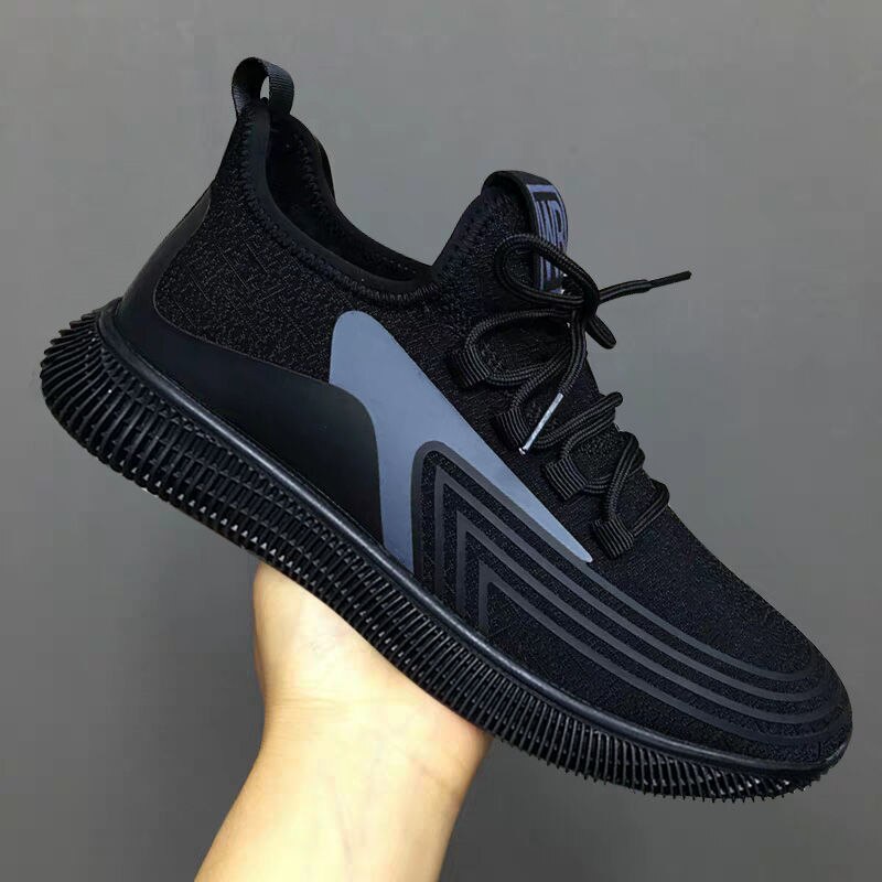 Herenschoenen casual koreaanse zomer ademende sport hardloopschoenen stoffen schoenen heren trendy schoenen herenschoenen: A1 / 9