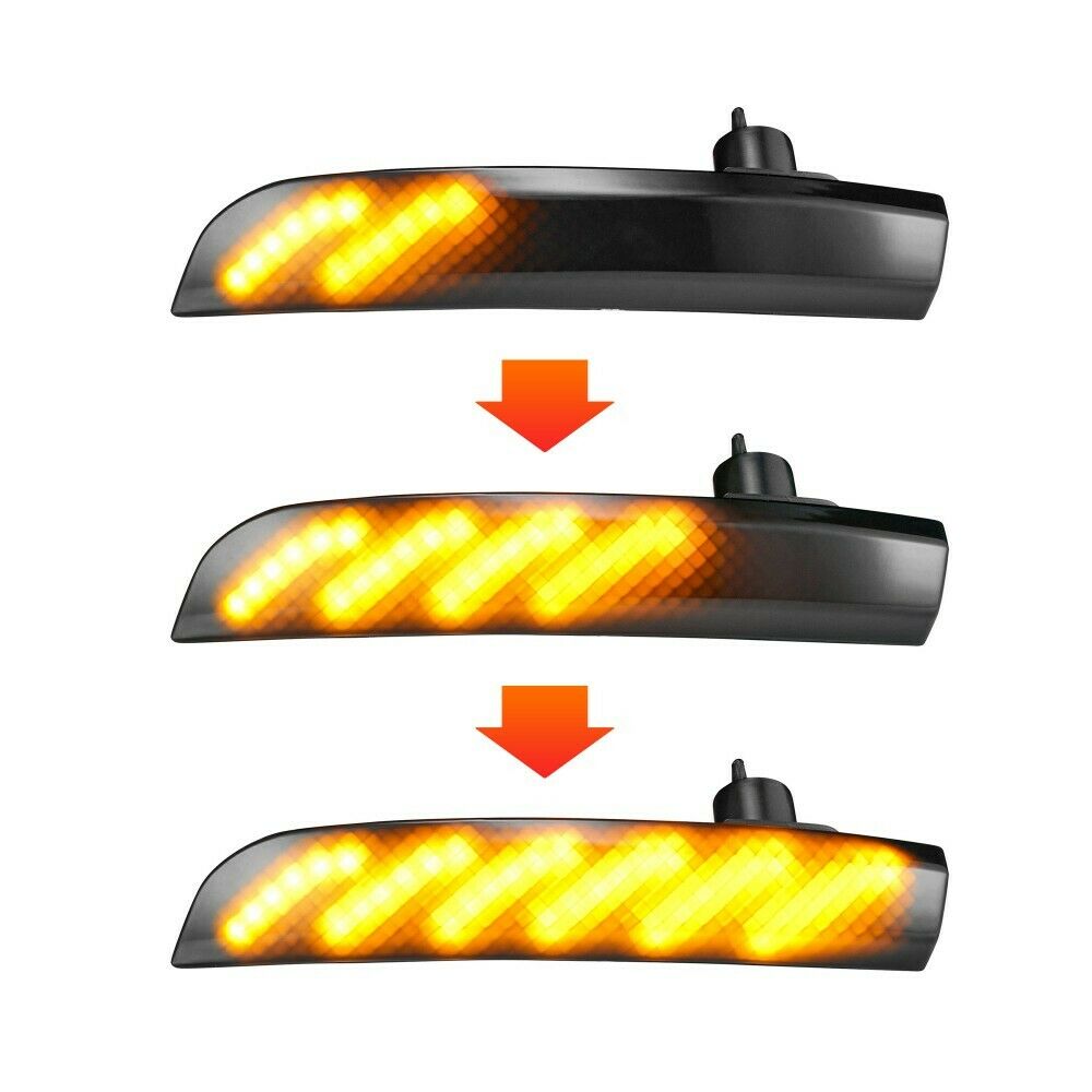 Lamp Turn Signal Light Yellow Replacement Parts For Ford Kuga Ecosport Front Right Left 1 Pair Rear View