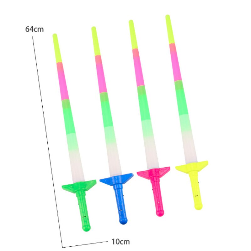 Grande bagliore a quattro sezioni bastone telescopico flash stick festival party game cheer props giocattoli per bambini