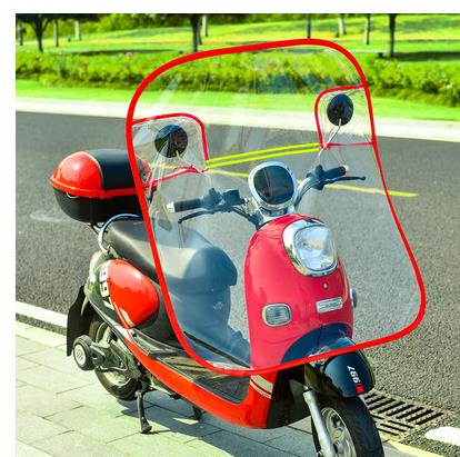 Elektrisk motorcykel forrude gennemsigtigt batteri øger frontruden  cd50 q02: Jeg