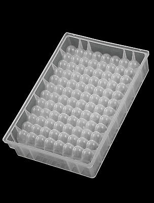 Lab 1ml 96 forma cuadrada agujero Well PCR placa para extracción de ADN ARN