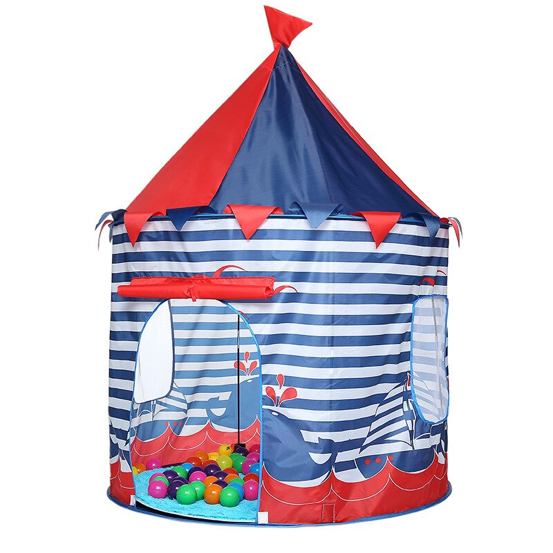 Prinses Prins Spelen Tent Portable Opvouwbaar Opvouwbare Tent Kinderen Jongen Kasteel Speelhuis Kids Outdoor Speelgoed Tent