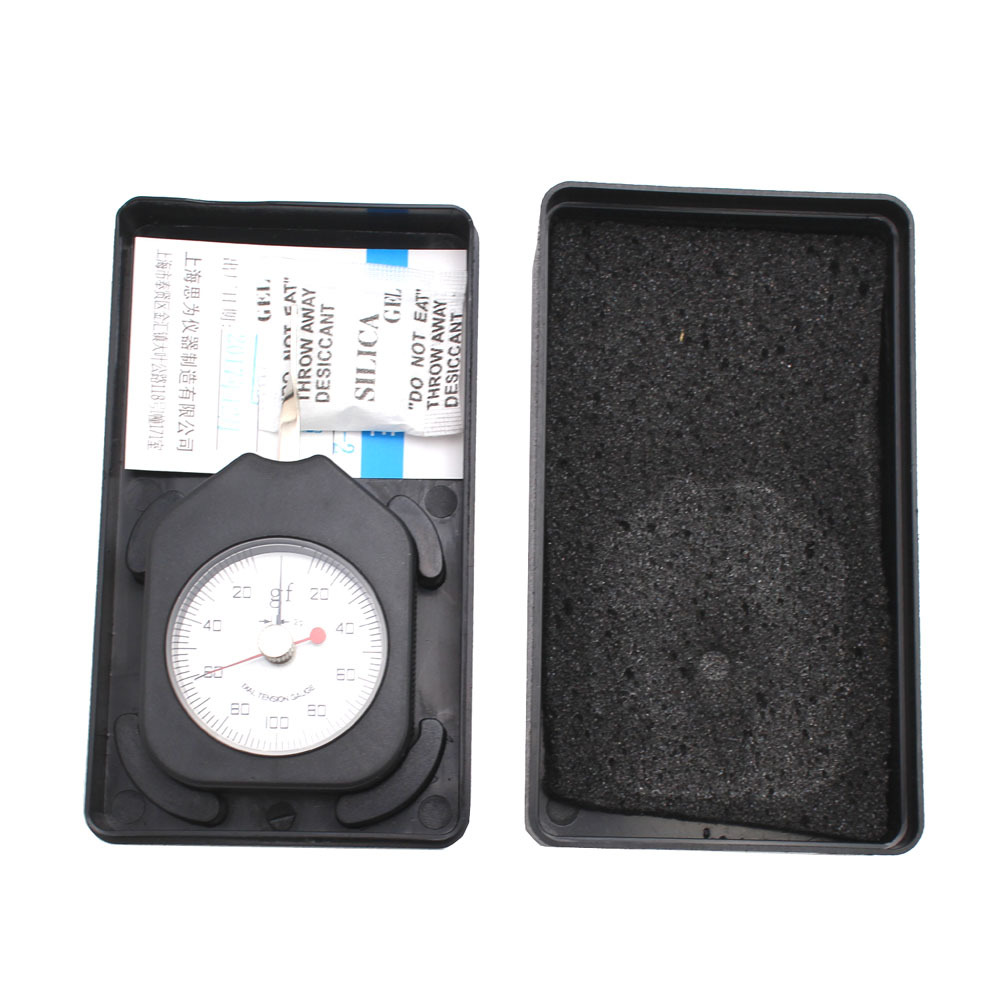 SEG-100-2 100g Tensiometer Analog Dial Gauge Double Pointer Force Tools Tension Meter