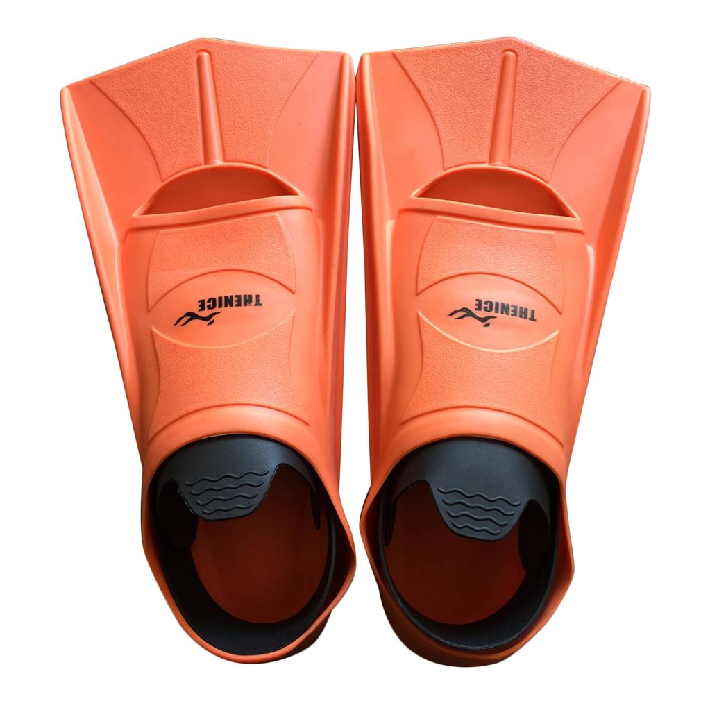 Swimming Fins Short Flipper Diving Flippers Silicone Comfortable Lightweight Swim Fins Shoes Diving Equipment Unisex