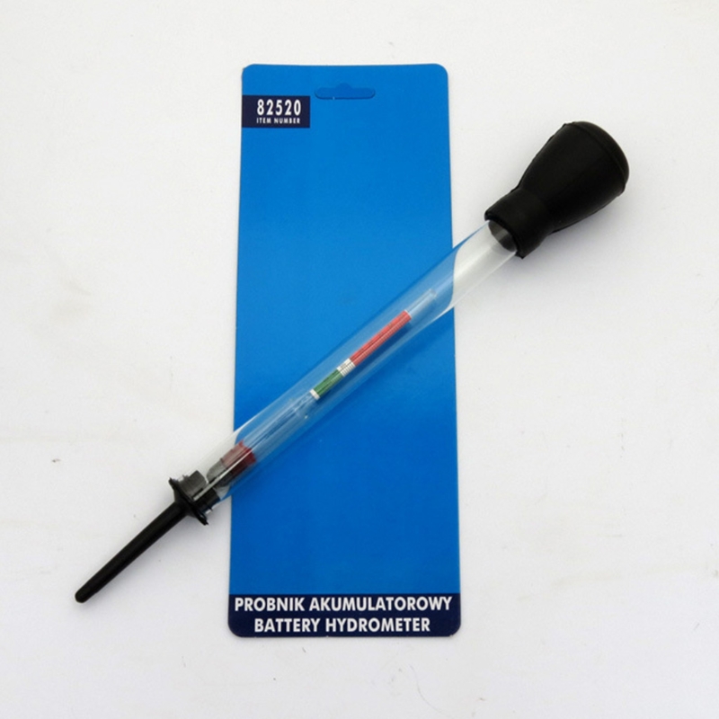 50LB Battery Hydrometer Tester High Precision 0.005 Rubber Suction Type Electro-hydraulic Density Meter Acid Electrolyte Test