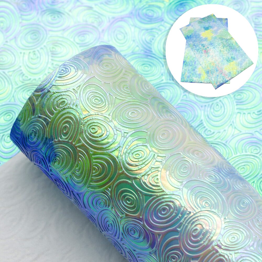 Hojas de Tela de cuero de imitación de textura Tie-dye de 20*34cm, materiales hechos a mano para hacer pendientes de lazos, 1Yc12552: 1108450002