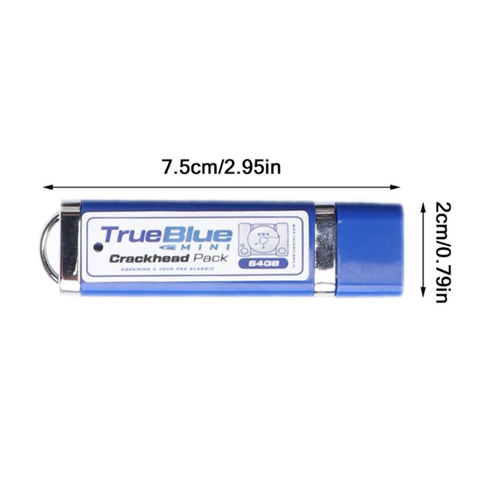 True Blue Mini Crackhead Pack + Meth Pack Voor Playstation Klassieke Games Accessoire Plug En Play Zonder Installatie Of Lassen: 64gb crckhead pack