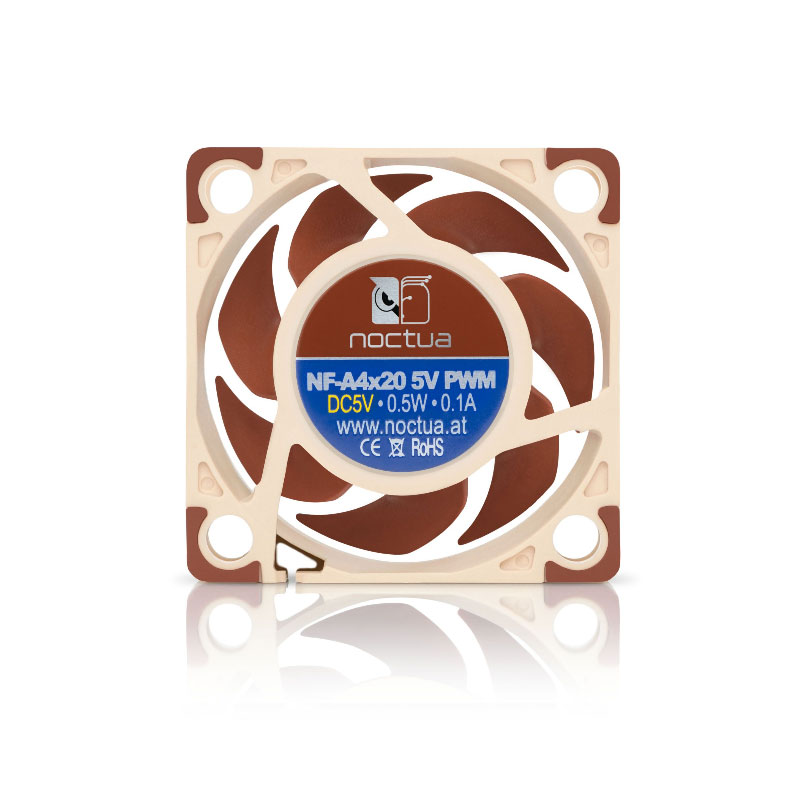 Noctua NF-A4x20 5V 4-Stift-PWM-Lüfter 40x40x20mm Computergehäuselüfter PWM Intelligente Temperaturregelung Ultrakleiner Lüfter