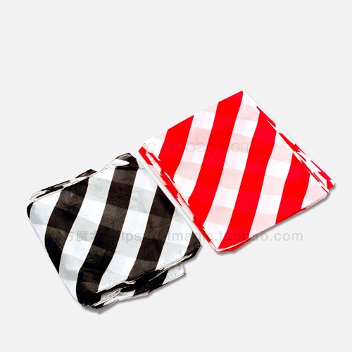 Zebra Zijde (zwart-wit/Rood en wit) 45x45 cm-Zijde en Cane Magic/Goocheltruc, Gimmick, Props