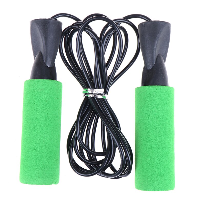 Velocidade pular pular corda esporte ajustável perder peso exercício equipamentos de fitness: green