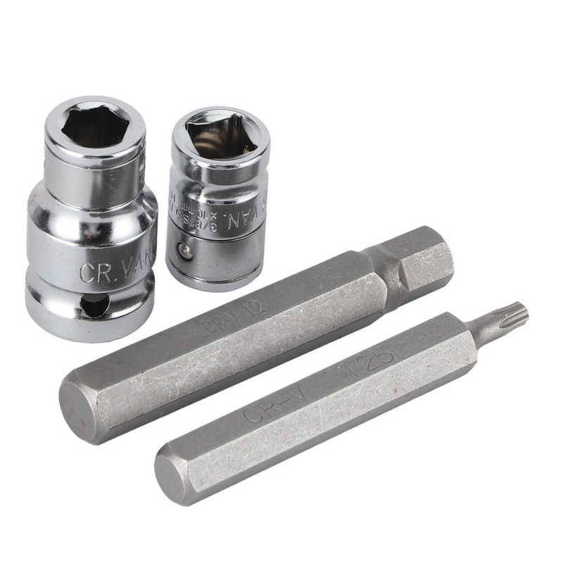 Auto reparatur werkzeuge toolbox /set Wrench Stern Spline Hex Buchse Bit Kit 1/2in 3/8in Stick mit Rot Toolbox Auto