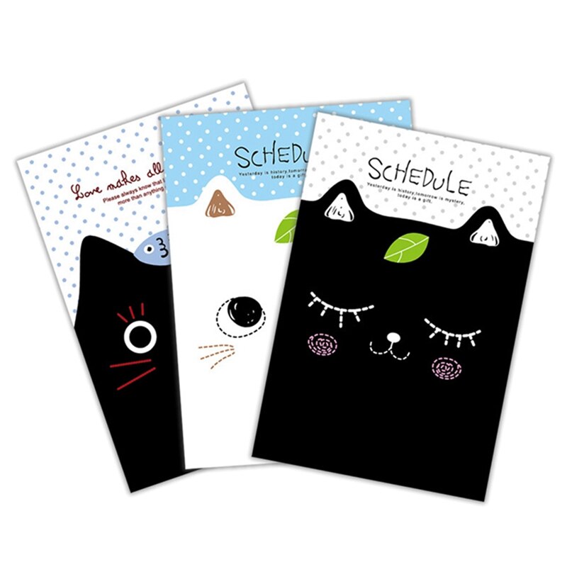 Mini Bloc de notas portátil para escuela y oficina, cuaderno Kawaii, libro de ejercicios, suministros de oficina, 1 Uds.