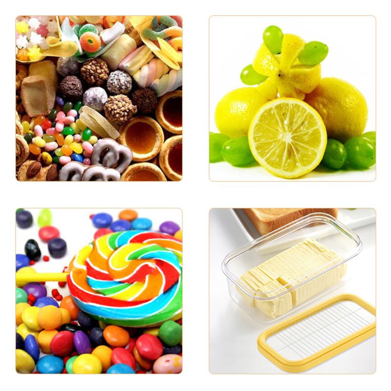 Botersnijder, snijmachine, roestvrijstalen snijmachine, brood, cake, kaas, glazen bewaardoos, multifunctionele keukenaccessoires