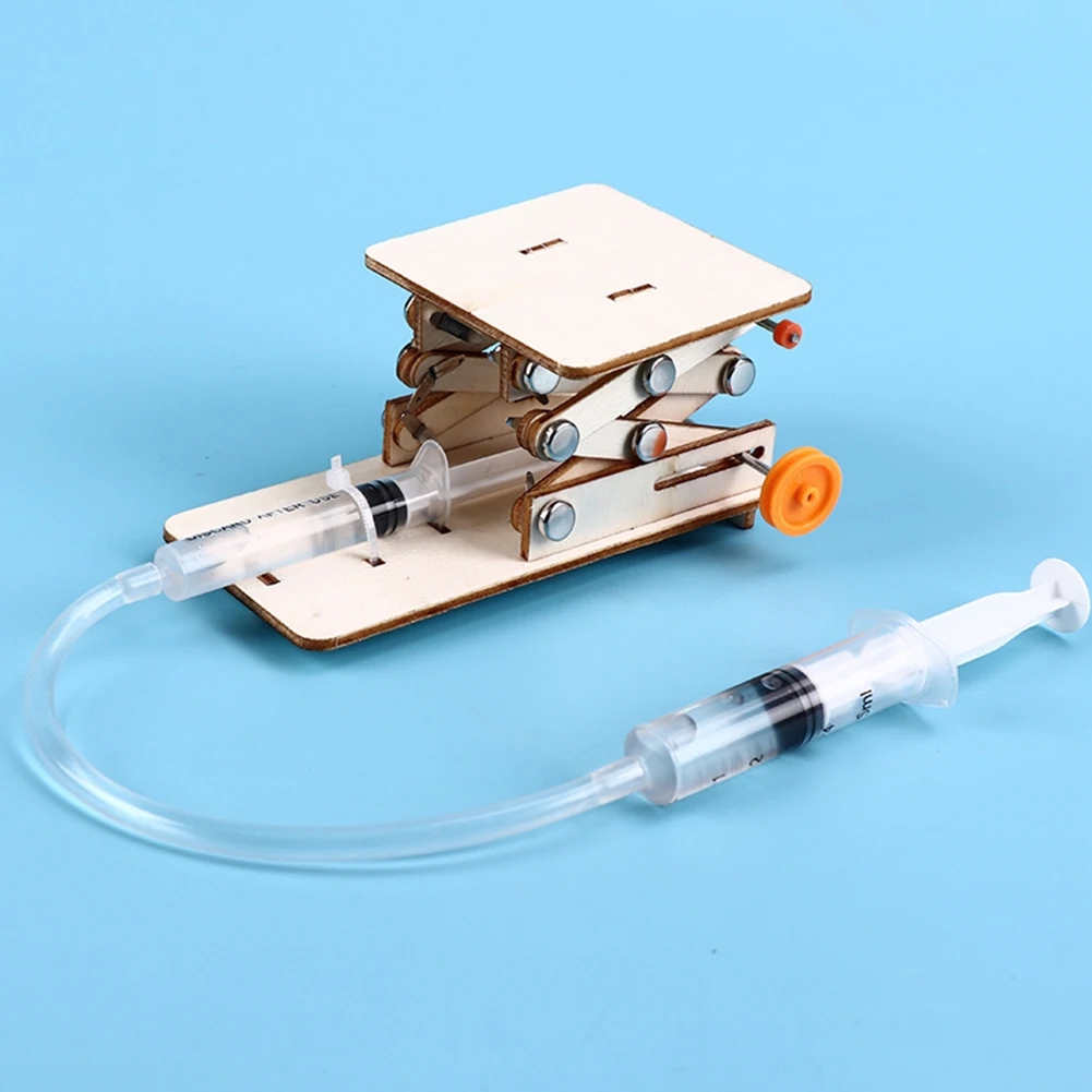 DIY Physik Modellbausatz Hydraulischer Hubtisch Spielzeugmaterialien Kunststoff Wissenschaftsprojekte Lehrmittel Pädagogische Experimente