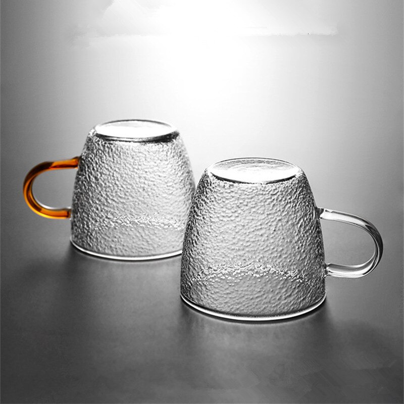 Te kaffemugg värmebeständig hammare snapsglas kaffekoppsset handgjord ölmugg teglas whiskyglasmuggar drinkware