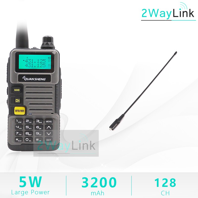 Walkie Talkie Quansheng Ham Radio UV-R50-2 Uhf Vhf... – Vicedeal