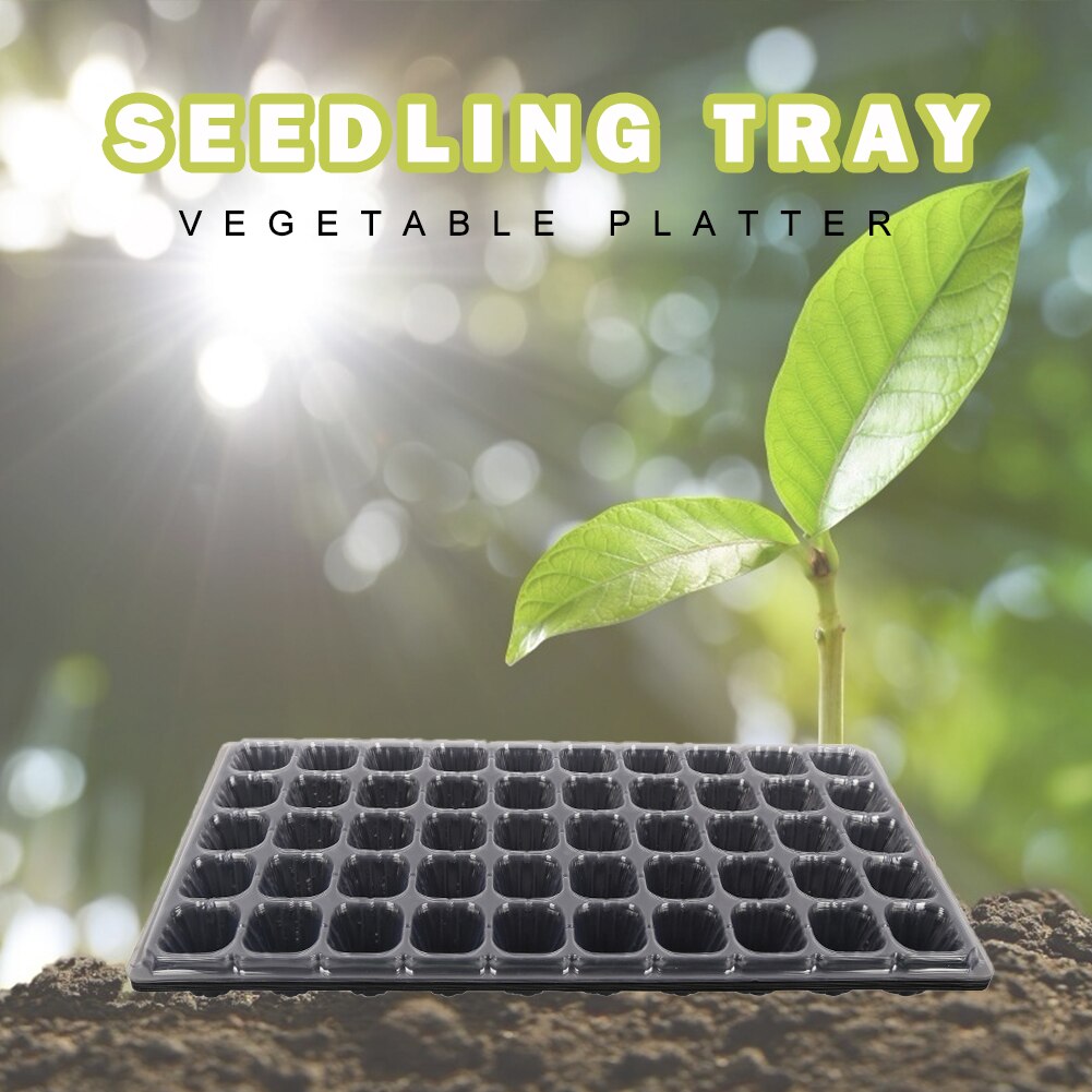 6 sztuk/paczka kaseta robić sadzonek taca 50 komórek siewu kiełkowania roślin doniczki zestawy dom ogród uprawianie roślin elementy