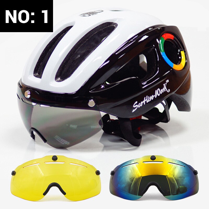Cykelhjelm mtb mountainbike herre ultra let hjelm med linse scohiro arbejdsbriller ride casco hjelm med casco ciclismo
