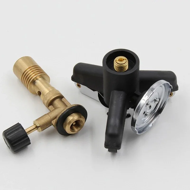 Quemador Bunsen portátil de laboratorio, antorcha de Gas de latón, herramientas múltiples para acampar, quemador Bunsen de laboratorio, 1 ud.