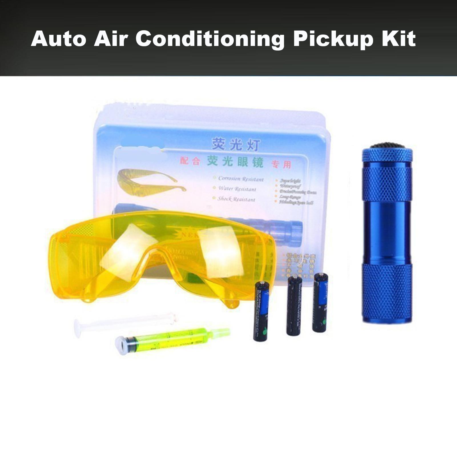 Auto Airconditioning Reparatieset Fluorescerende Lekdetectie Tool Auto AC diagnostisch hulpmiddel Lekkage Tester UV Kleurstof voor Koelkasten