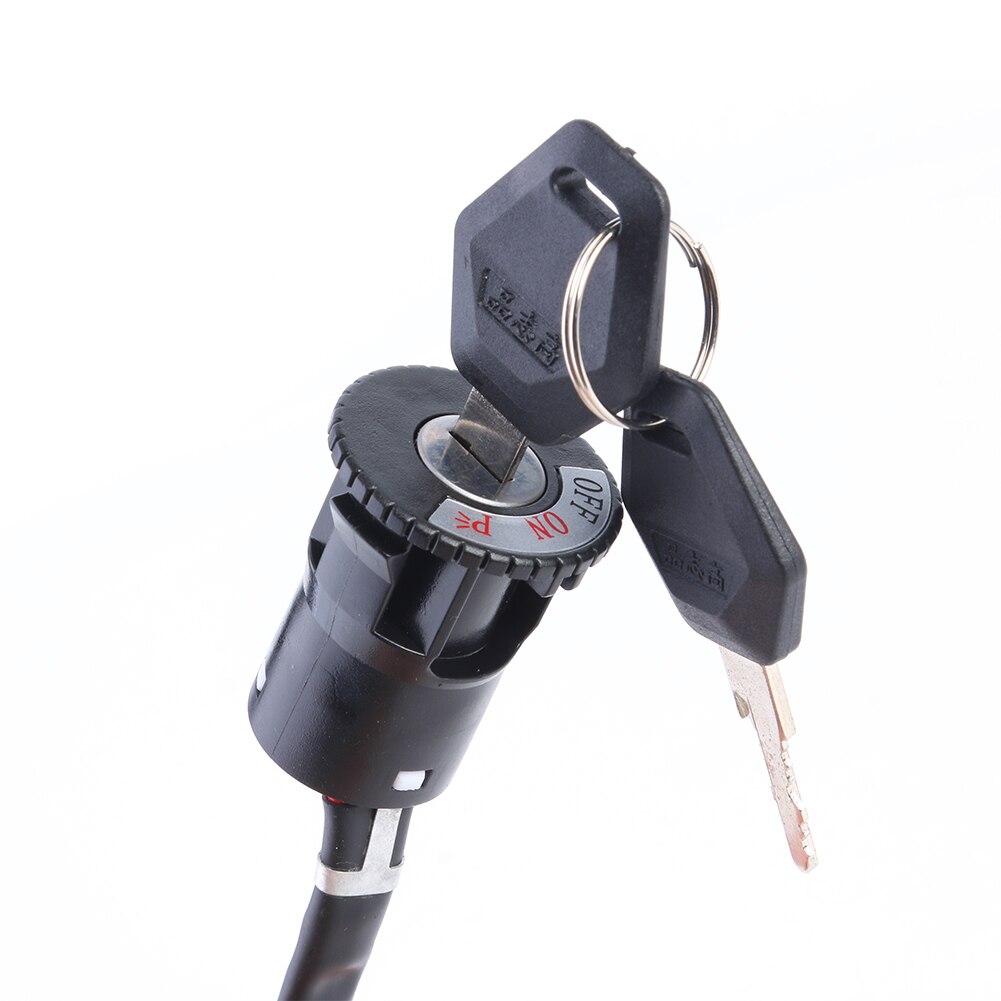 Ignition Switch Key Power Lock Universal Electric Bicycle Biking Portable Dustproof Cycling Parts for Electric Scooter