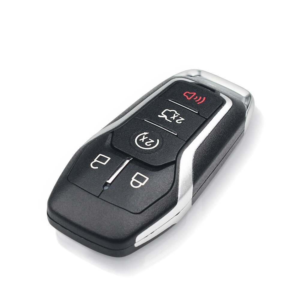 KEYYOU para Ford Mustang borde Explorer fusión Mondeo Kuka 5 botones inteligente carcasa de la llave a distancia del coche caso Fob cubierta