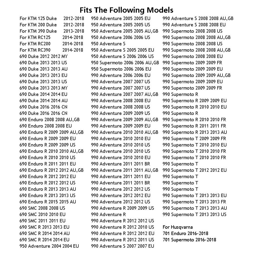 Motocicleta forte suporte lateral para ktm duke125/200/390 rc125/200/390 690 moto kickstand suporte lateral placa de extensão