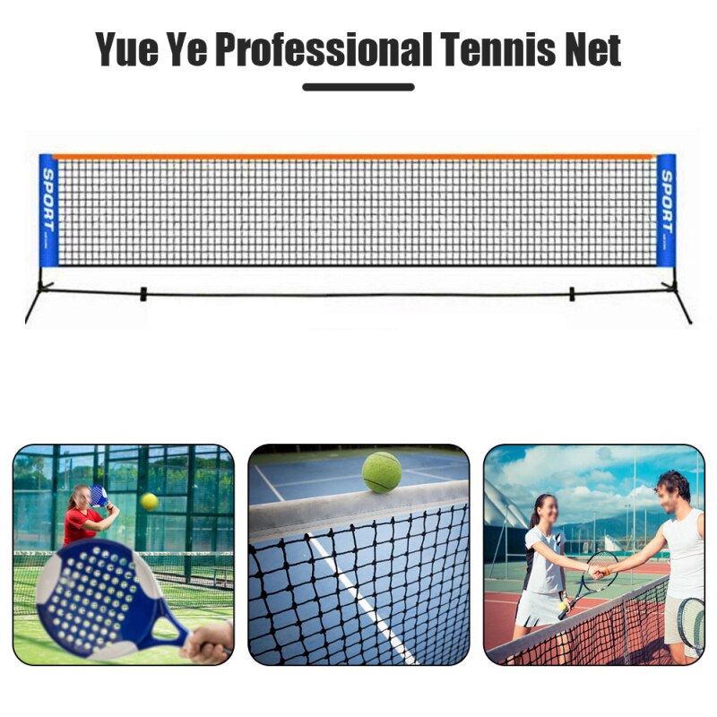 Beach volleyball nett standard tennis trening nett badminton nett utendørs tennis nett mesh volleyball nett trening