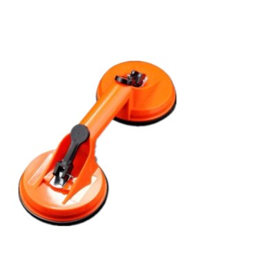 Vacuum Suction Cup Glass Lifter Powerful Glass Tile Carrier Gripper Sucker Plate for Glass Tiles Mirror Granite Lifting Tool: Plastic double claw