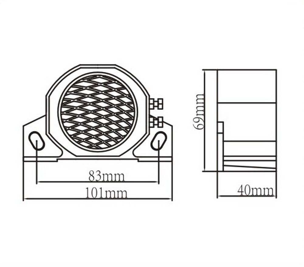 Reverse Piep Piep Backup Sirene Dc 12V 24V 36V 48V 80V Kleine Auto Hoorn Luidspreker buzzer Bb Vrachtwagen Bibi 105dB