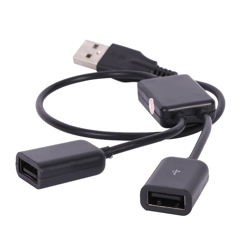 Usb Male Naar Twee Usb Vrouwelijke Data Kabel 2 In 1 Hubs Praktische Multifunctionele Uitbreiding Splitter Usb Converter Otg Adapter