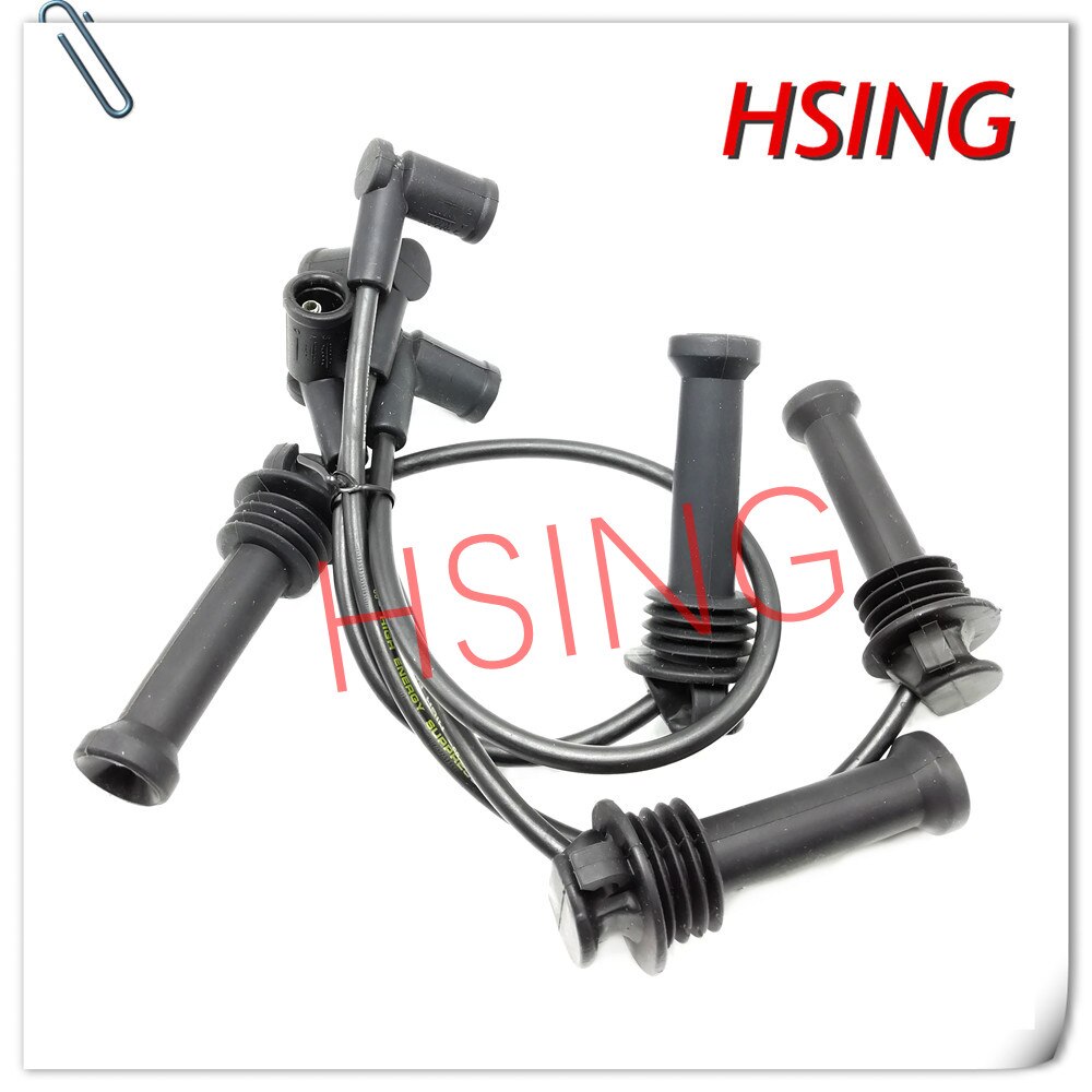 Juego de cables de bujía de encendido, compatible con Ford Focus Fusion ***, parte No # YS6F-12280-B1A, YS6F12280B1A