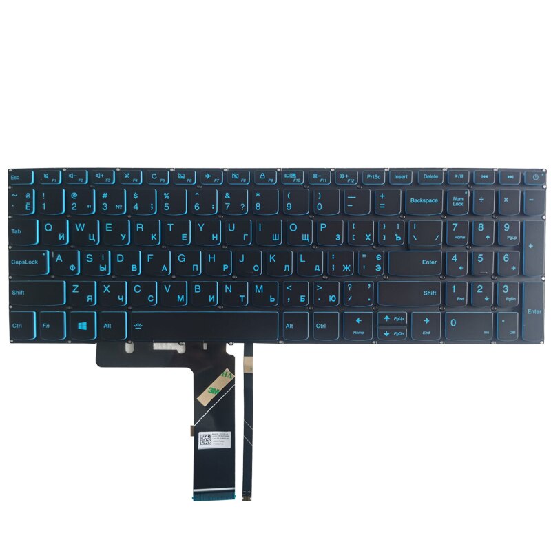 RU/RussianLaptop Keyboard for Lenovo IdeaPad L340-17 L340-15 L340-17IRH L340-15IRH With Blue Backlight