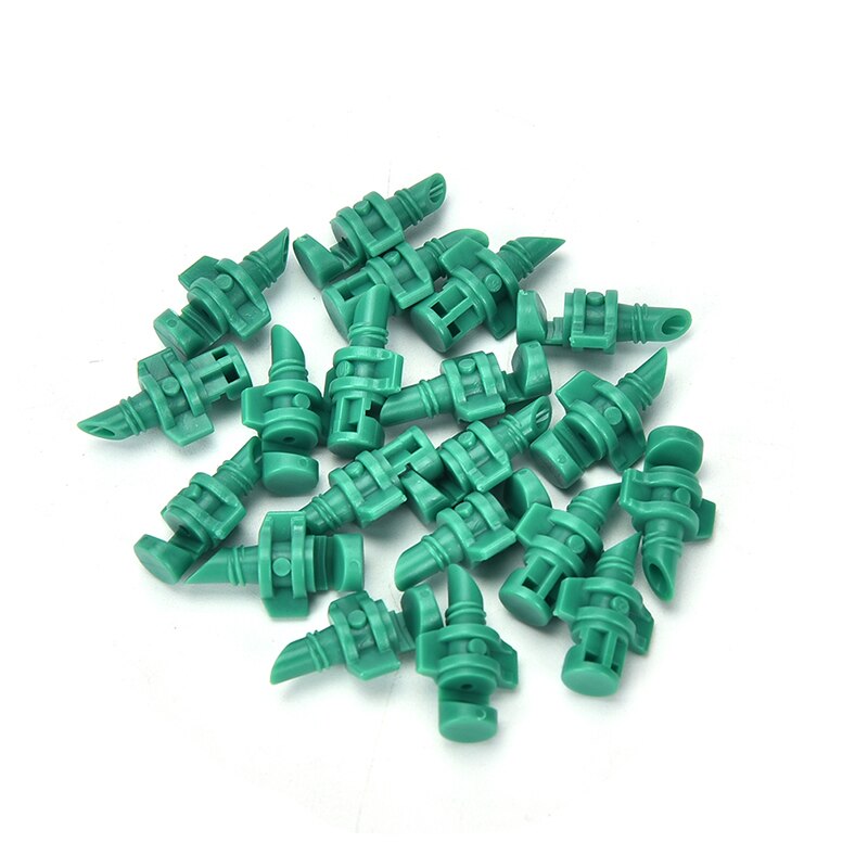 10Pcs Nozzle Jet For Cloning Machine Hydroponic System Garden Watering Irrigation Hose Simple Micro Sprayer 90/180/360 Degree: 180 degree