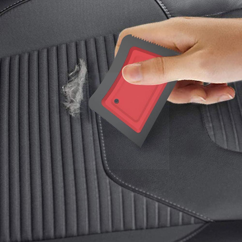 Car Sofa Detail Scraper Mini Carpet Car Fur Remover Cushion Supply Brush Cleaner Car Scraper Detail Portable Tool Car Auto H4F3