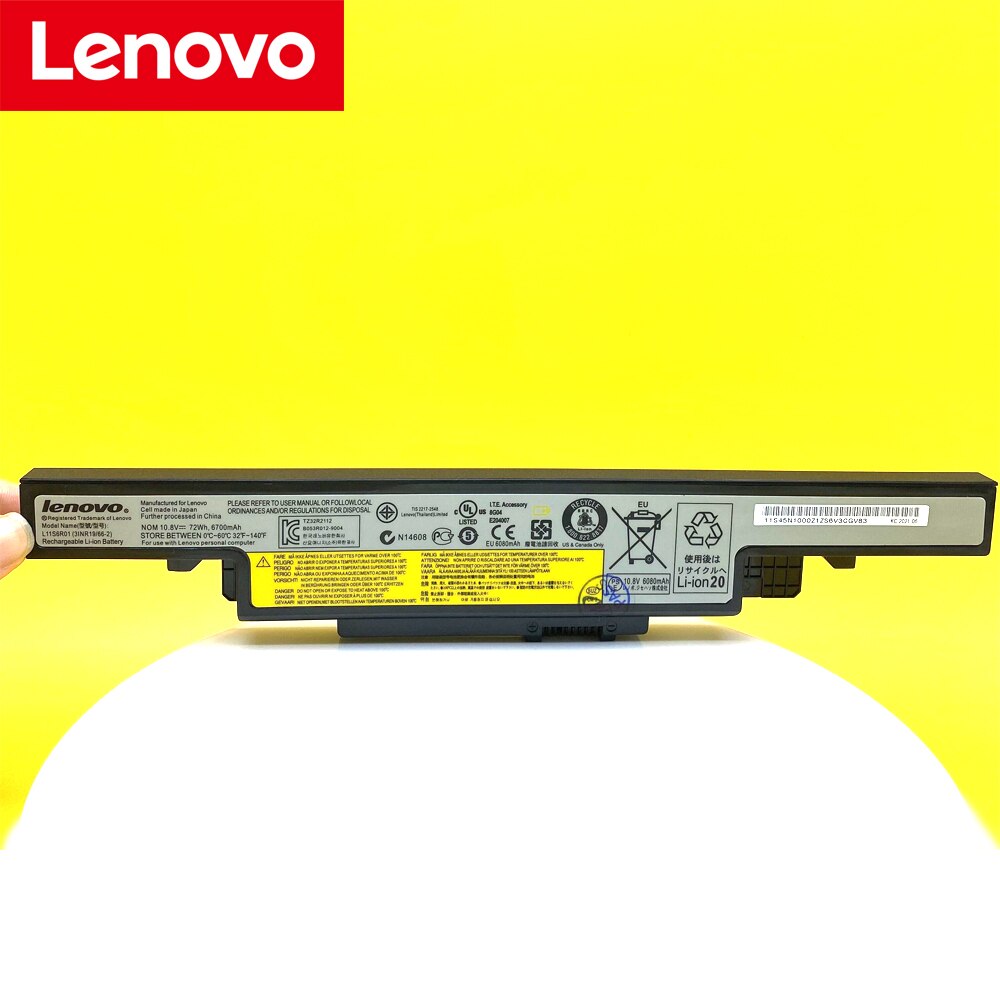 Lenovo Original Y490 Y490P Y400 Y410P Y400N Y500 Y500N Y510P L11L6R02 L11S6R01 L12L6E01 L12S6A01 L12S6E01 Laptop battery