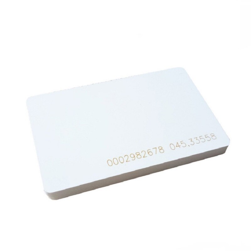 5/10PCS RFID 125KHZ access token 0.85MM close to chip thin card EM/TK4100 tag key attendance induction badge