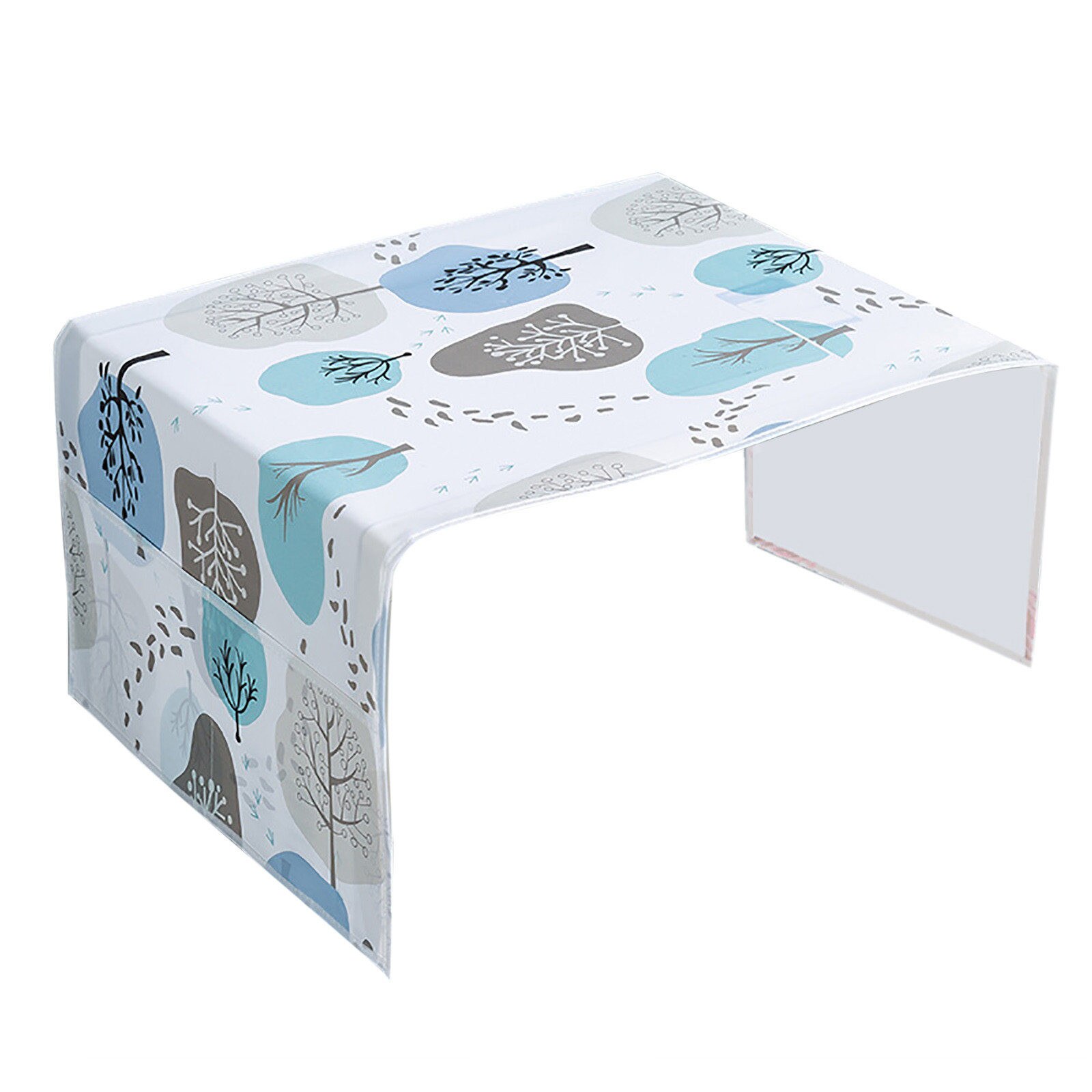 Cubiertas de horno microondas de dibujos animados, bolsillos dobles, cubiertas antipolvo, impermeables, a prueba de grasa, bolsa de almacenamiento, accesorios de cocina: A