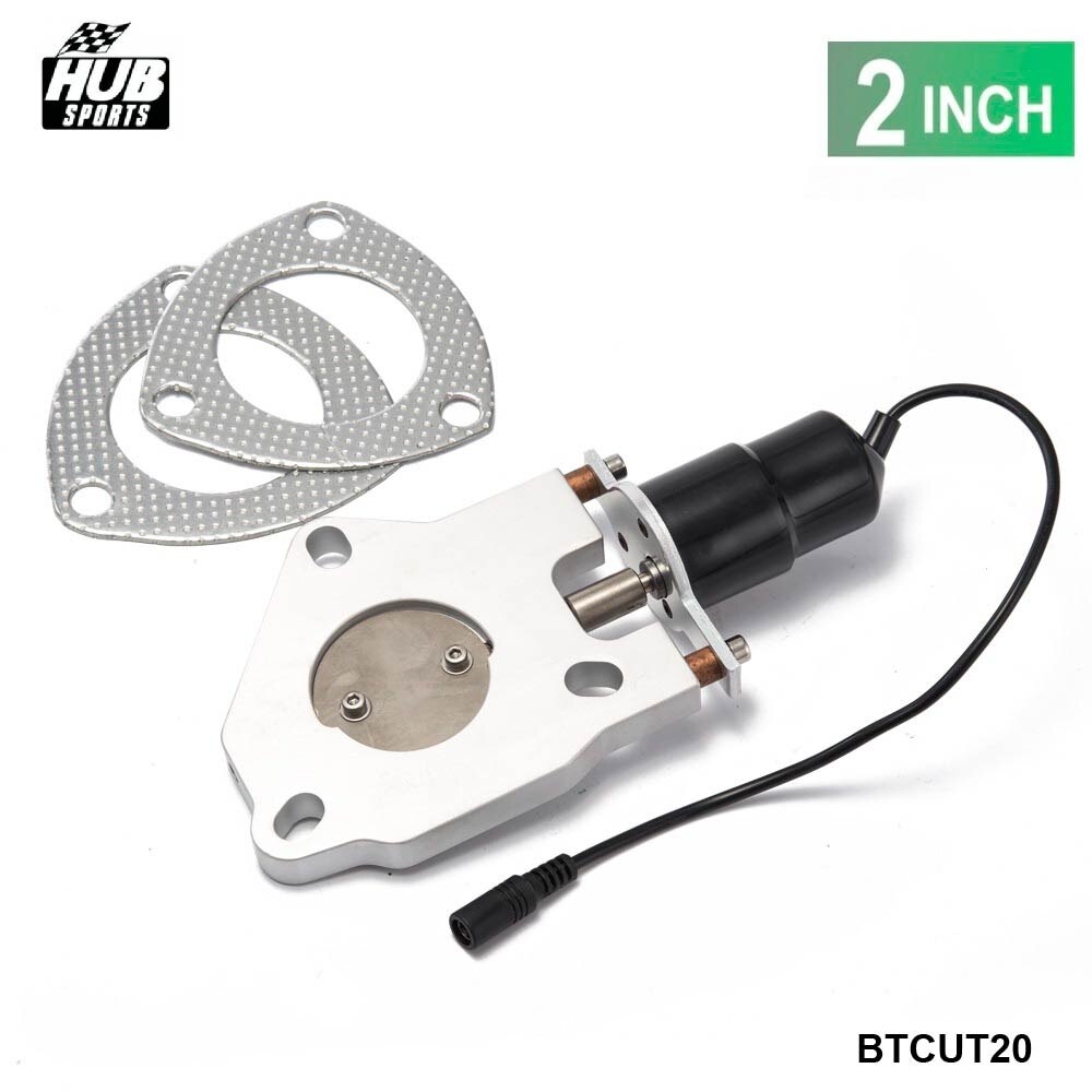2" Racing Electric Exhaust Cutout Valves Contorl Motor Kit For Toyota MR2 MK1 AW11 Chassis 1984-89 MT HU-BTCUT20