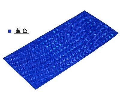 6 uds. De calcomanías reflectantes fluorescentes para llanta de bicicleta, Pegatinas reflectantes para ciclismo, cinta de seguridad