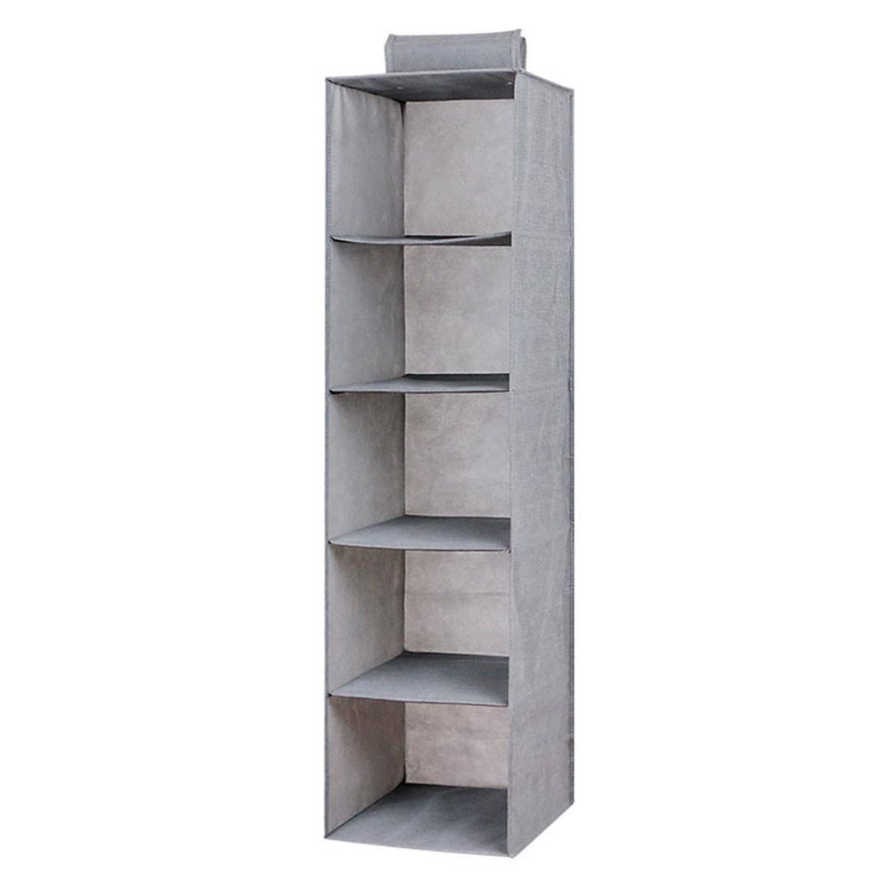 Clothes Storage Bag Interlayer Drawer Type Wardrobe Hanging Storage Bag Organizer Debris Storage Box Hanger #BW: 3