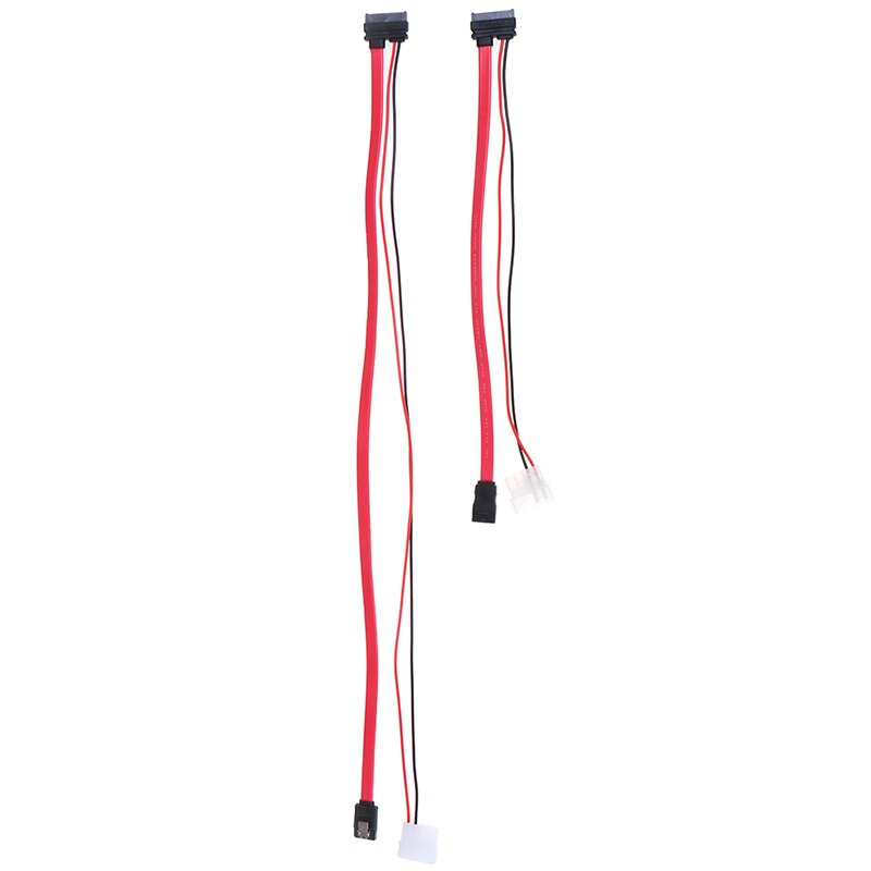7 + 6 Pin Slimline SATA Cable for Slim Laptop SATA DVD CD-RW Drive Power Adapter Cable Notebook Optical Drive Cable Line
