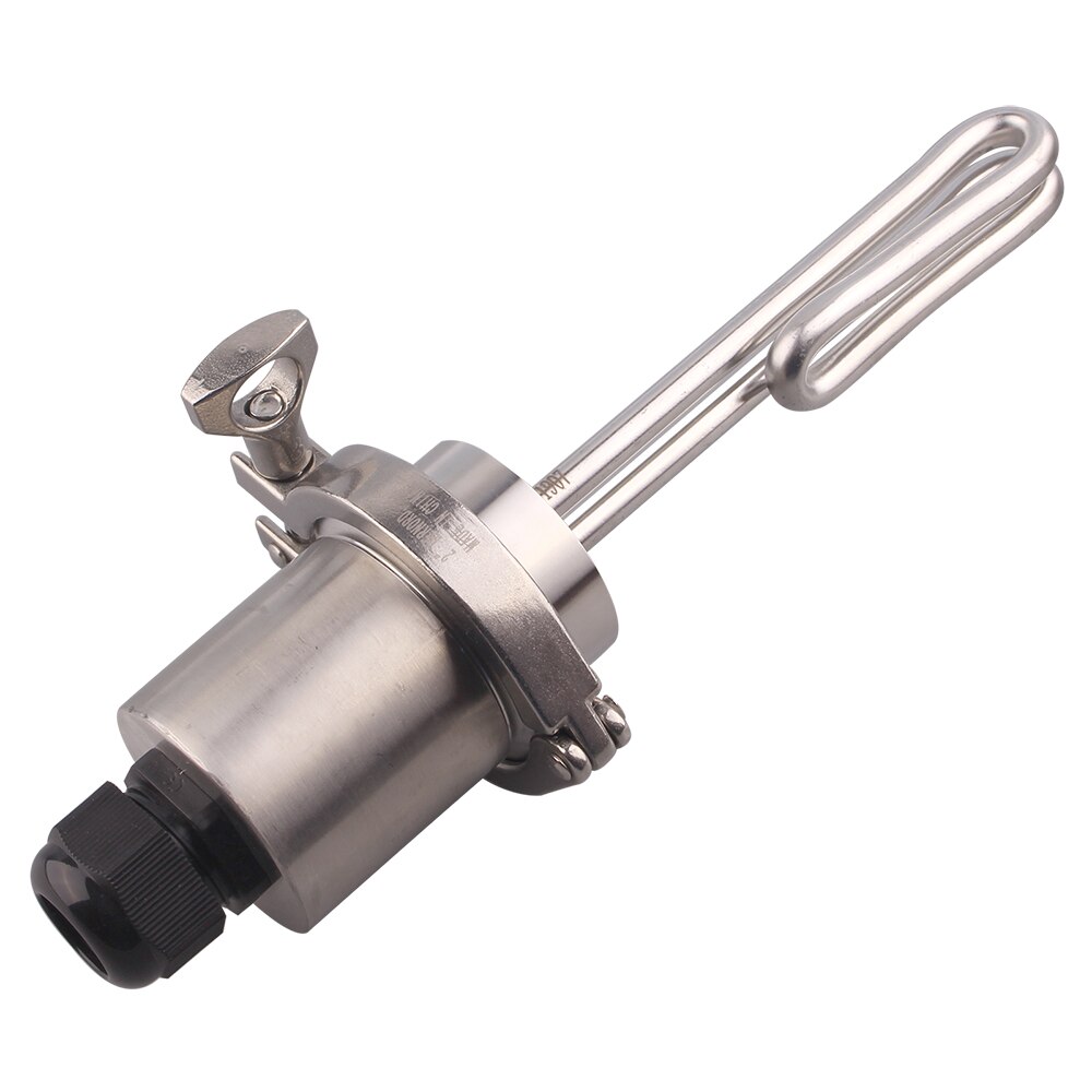 Dernord 2 Tri-clamp(OD64mm) 120V 1500W 1650W SUS304 Heating Element Electric Heater With Protection Cover