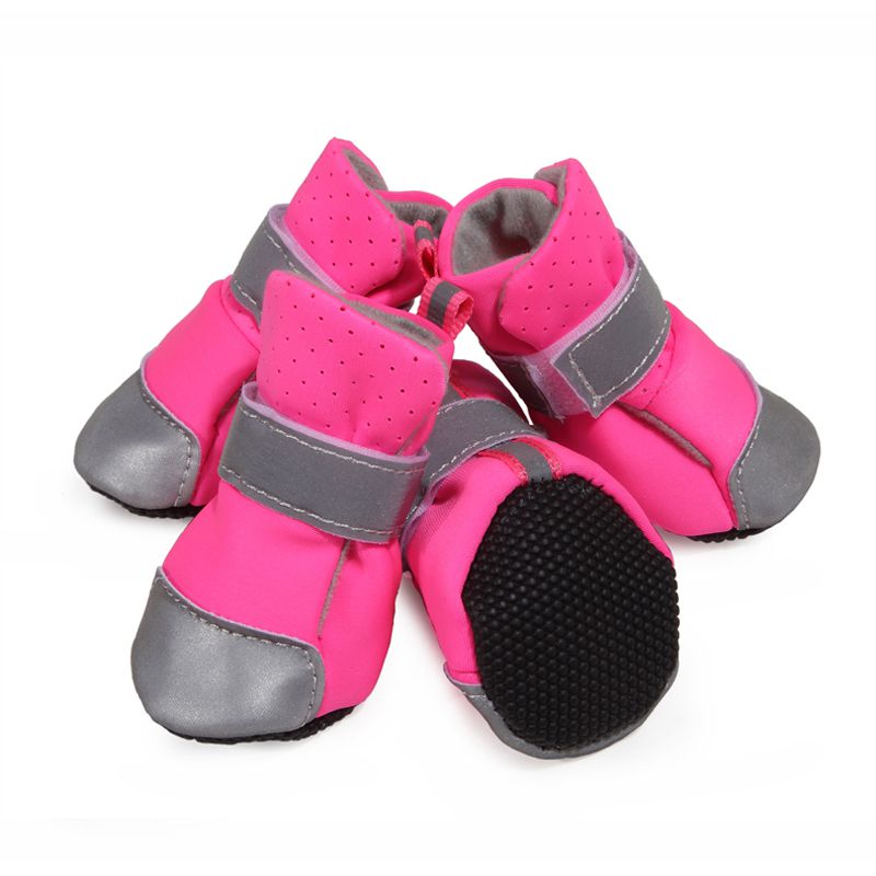 Small Dog Pet Sandals Shoes Walking Soft Shoes Blue Pet Products Reflective Magic Stickers For Summer Soft Bottom For Puppy