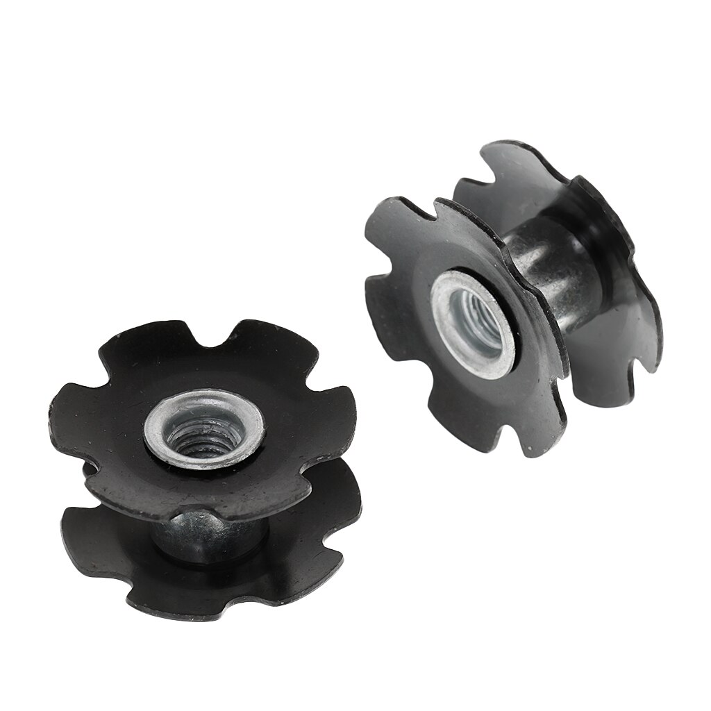 10 Pcs Headset Flanged Star Nut Washer Universal For 1-1/8"/28.6mm Mountain MTB Bike Stem