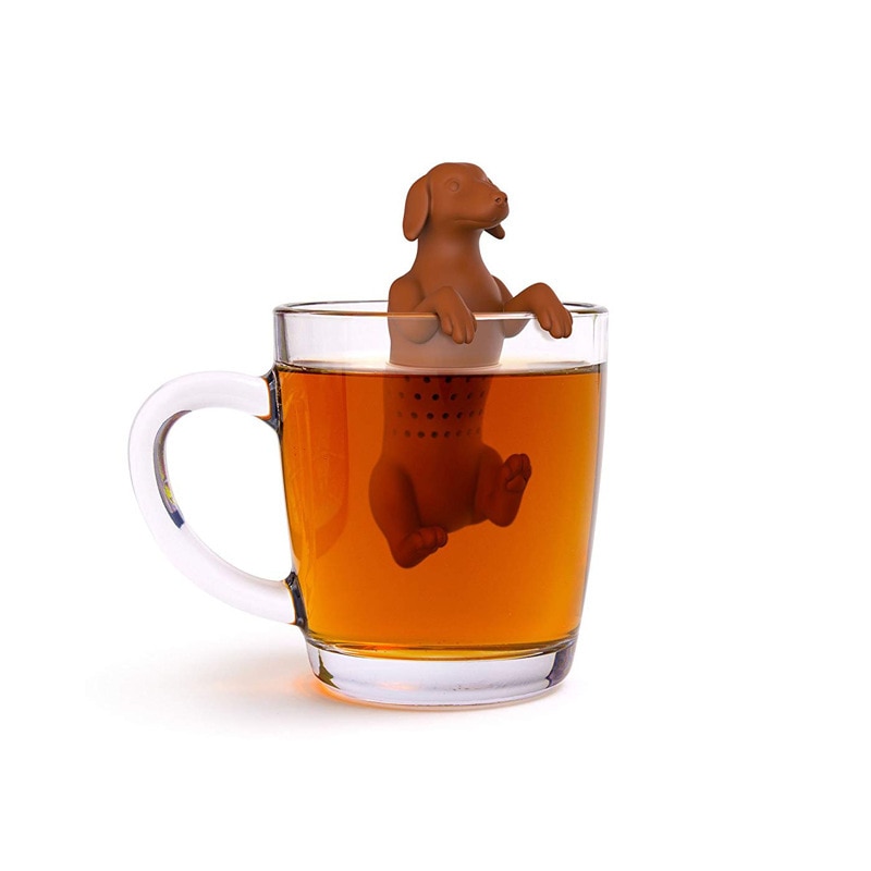 Silicone Thee-ei Teckel Thee Ball Leaf Theezeefje Voor Brouwen Apparaat Herbal Spice Filter Keuken Gereedschap