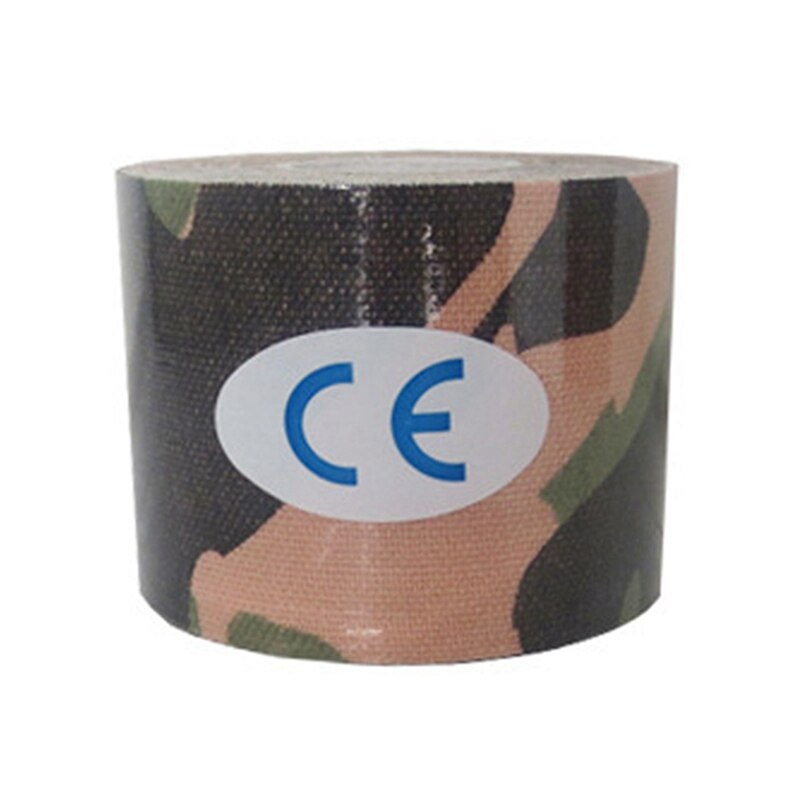 5cm x 5m selvklebende teip atletisk muskelstøtte fysio stropping bånd sport taping trening trening trening muskel beskytter: Sølv