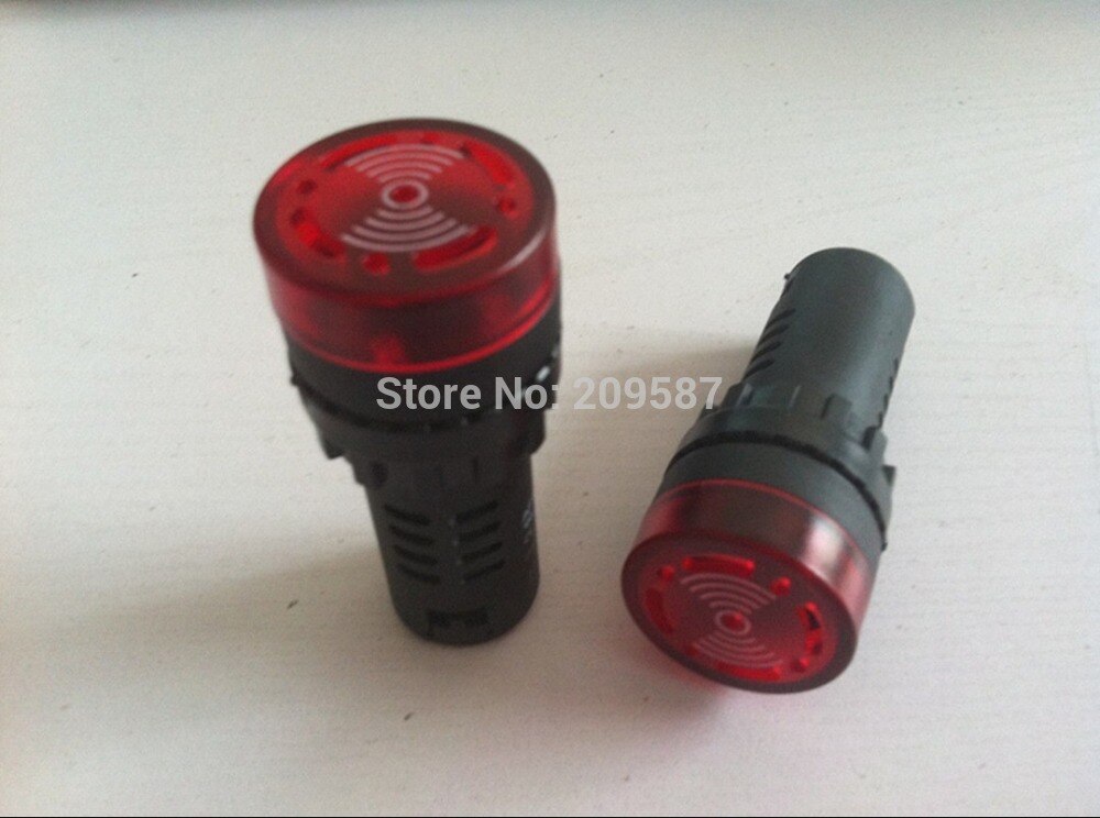 Veilig Alarm Ac 220 Volt Mini Sirene Buzzer Licht Lamp 2 Stuks