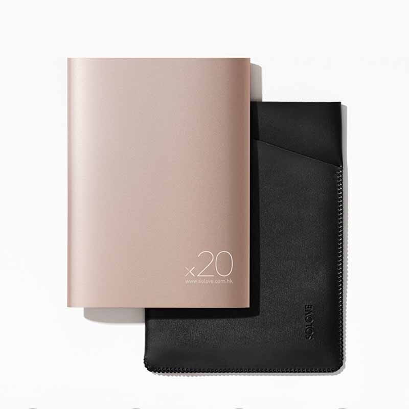 Solove Power Bank 20000mAh przenośna ładowarka Quick Charge mini powerbank na iOS telefon z systemem Android