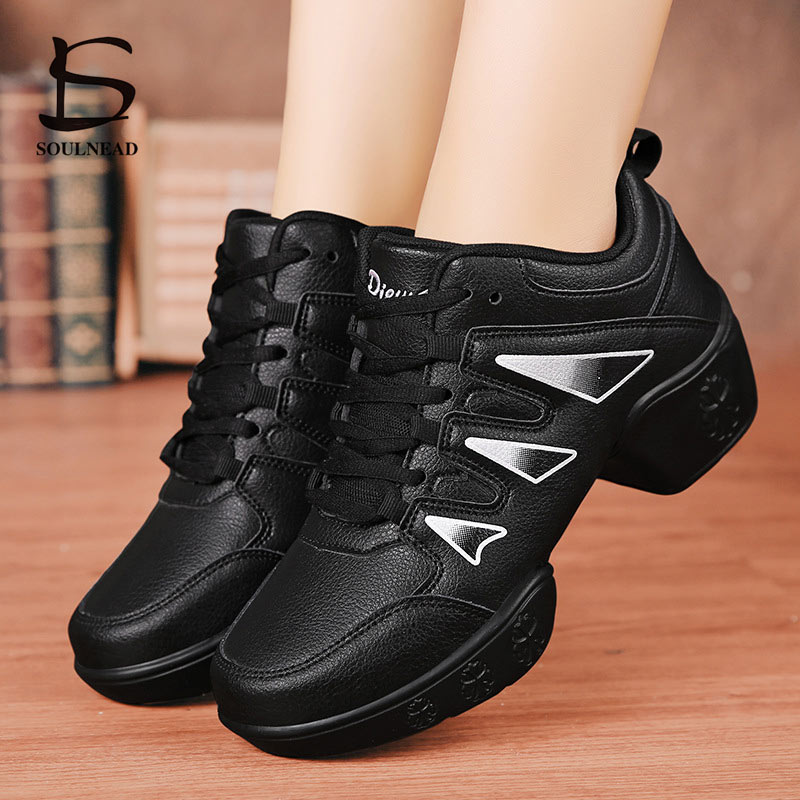 Jazz Shoes Men Women Dance Sneakers Hip Hop Modern Dancing Shoes Outdoor Ladies Man Square Dance Sports Shoe Female